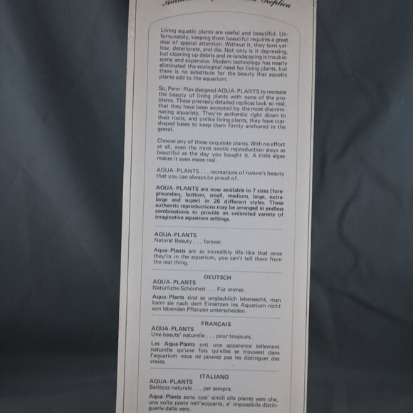 Vintage Aquarium Plant - Stonewort by Penn Plax - New In Package - Picture 6 of 7